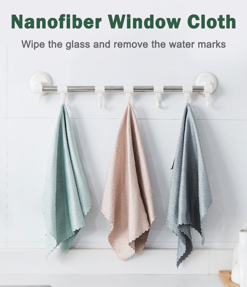 10 PcsSet Kitchen Towel Cleaning Cloth For Window-1